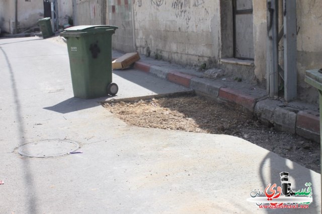 اعمال النظافة وتعبيد الشوارع تعود من جديد من خلال لجنة معسكر العمل التطوعي 